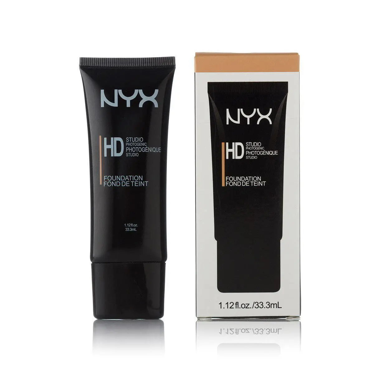 Nyx Professional Makeup High Definition Foundation Liquid, Nude, 33.3ml