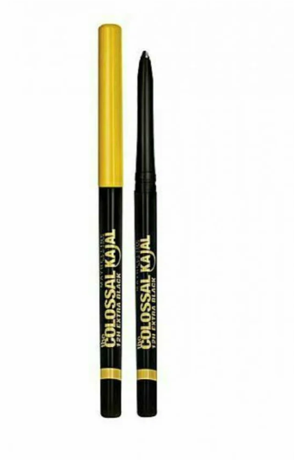 Maybelline New York Colossal Eyeliner with Argan Oil, Matte, Black, Pencil - Charcoal Black