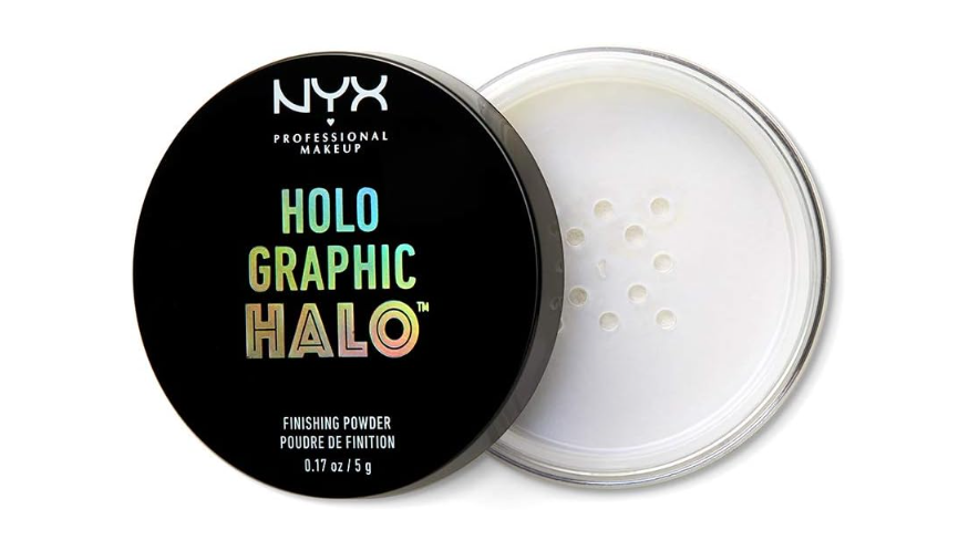 NYX PROFESSIONAL MAKEUP Holographic Halo Finishing Powder, Mermazing