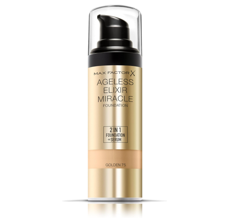 Max Factor Max Factor Ageless Elixir 2 in 1 Foundation and Serum Golden 75