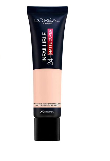 L'Oréal Paris Infallible 24h Matte Cover Foundation - 25 Rose Ivory