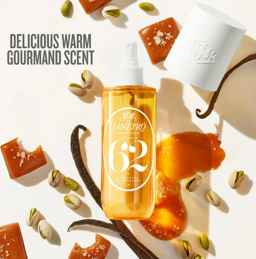 Brazilian Crush 62 Pistachio & Salted Caramel spray perfume 90ml