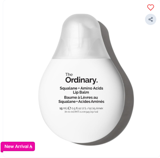 The Ordinary Squalane + Amino Acids Lip Balm - 15ml