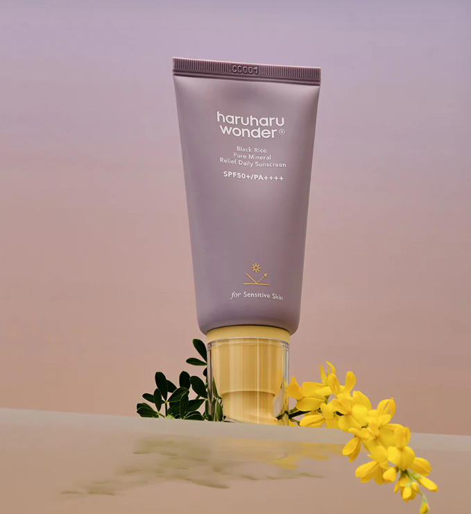 Haruharu wonder Black Rice Pure Mineral Relief Daily Sunscreen SPF50+.PA++++ 50ml