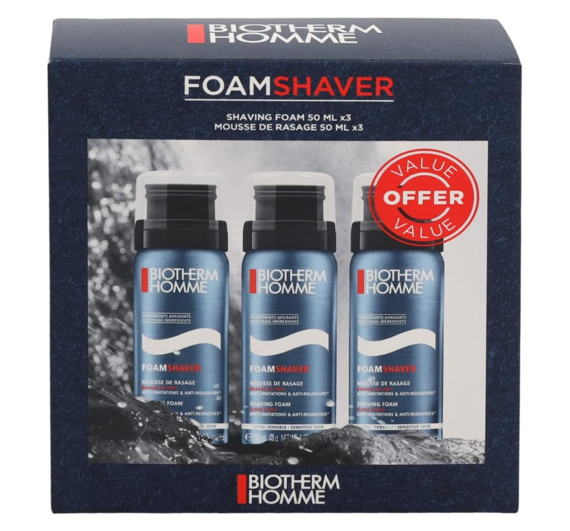 biotherm foam shaver set