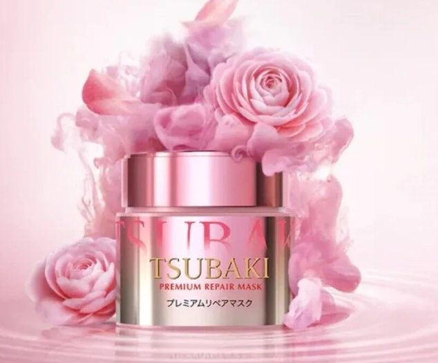 Tsubaki Premium Repair Mask Spring Camellia Hair Mask Limited Edition 180g