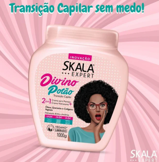 SKALA Expert Divino Potao 2-in-1 Hair Cream for Curly Hair, 1000g