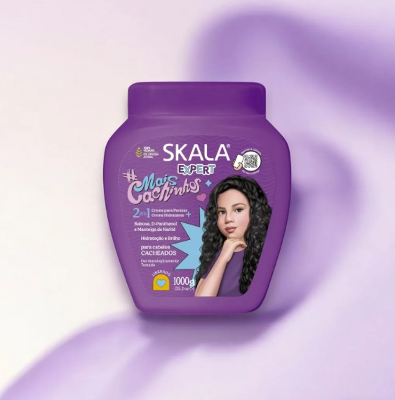 SKALA Mais Cachinhos Kids Hair Treatment Conditioning Cream 1000ml