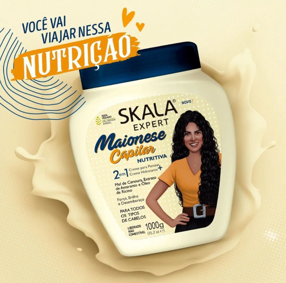 Skala Original 2-in-1 Cream and Mask With Nourishing Maionese Capilar Extract 1000g