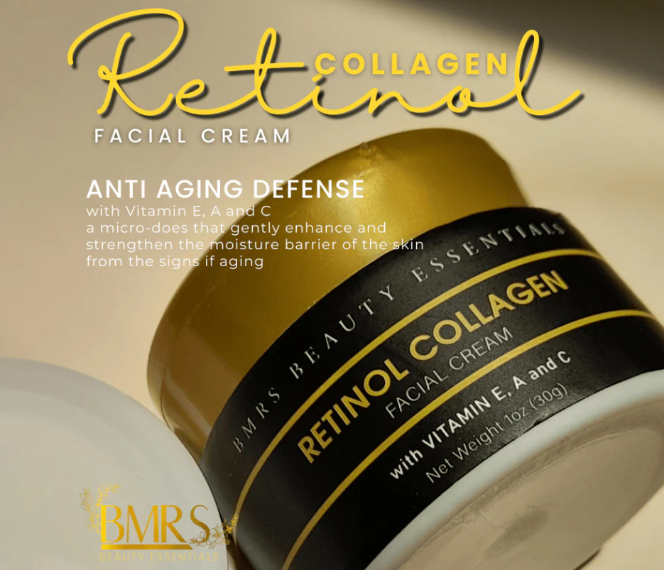 BMRS RETINOL COLLAGEN FACIAL CREAM ) WITH VITAMIN E,A AND C