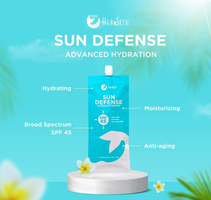 HerSkin Sun Defense Advanced Hydration SPF 45 - 50g