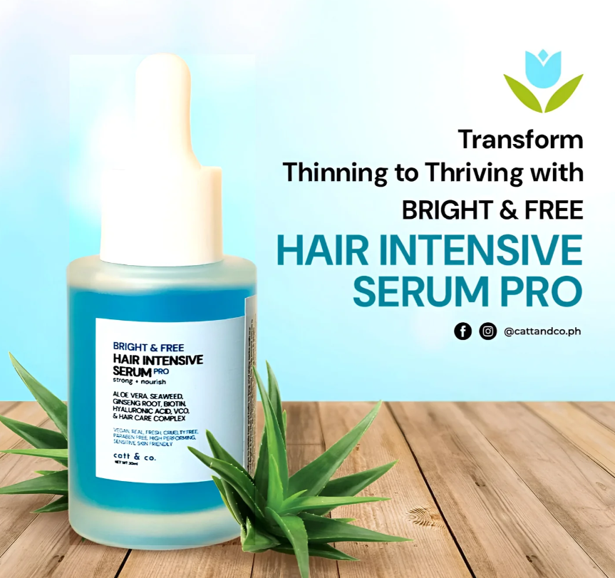 Catt & Co Bright & Free Hair Intensive Serum Pro – Strong & Nourish - 30ml