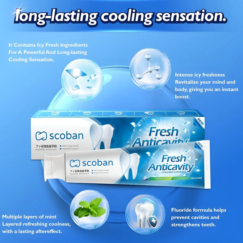Scoban Fresh Anti-Cavity Toothpaste- 150g