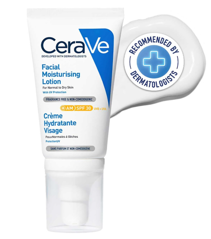 Cerave AM Facial Moisturizing Lotion SPF30 With Hyaluronic Acid 52ml