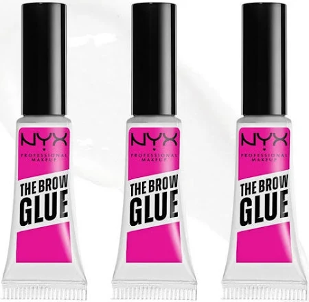NYX Professional Makeup The Brow Glue Stick Set of 3 Transparent