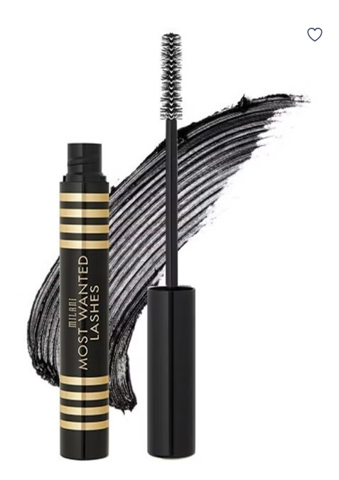 Milani Most Wanted Lashes Mascara 110 Black Noir – Volumizing, Lengthening & Smudge-Proof Formula for Bold, Dramatic Lashes (8ml)