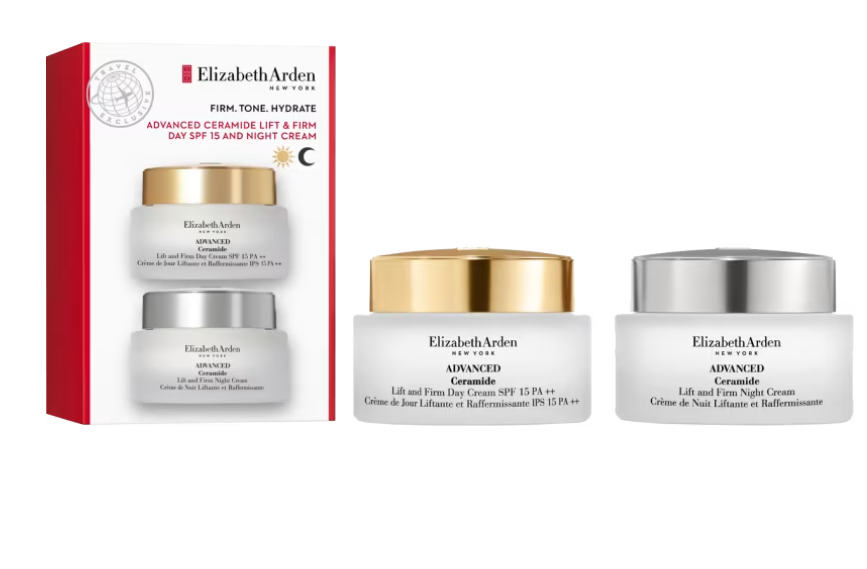 Elizabeth Arden Ceramide Day & Night Moisture Essentials:Advanced Ceramide Lift&Firm Day Cream SPF15 + Advanced Ceramide Lift&Firm Night Cream 50+50 ml