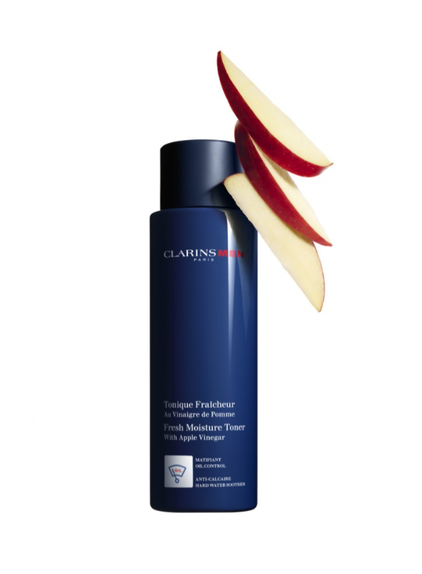 Clarins, Men Refreshing Apple Vinegar Toner Combination to Oily Skin, 200 mL