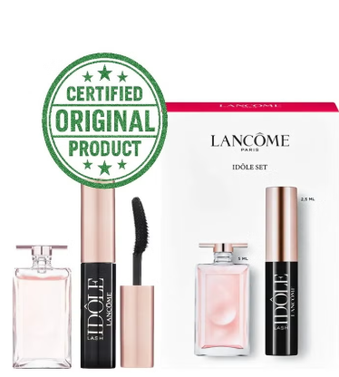 Lancome Paris Idole Gift Set | Idole Eau de Parfum 5ml + Lash Idole Mascara 2.5ml | Volumizing Mascara & Elegant Perfume for Radiant, Confident Look