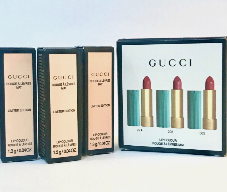 Gucci Travel Lipstick Collection 3x1.3g