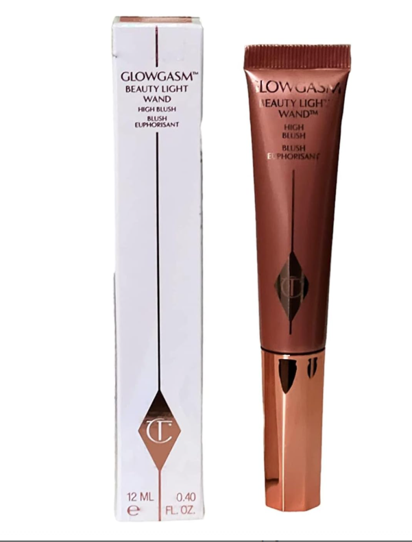 Charlotte Tilbury Glowgasm Beauty Light Wand In PINKGASM. Highlight Blush