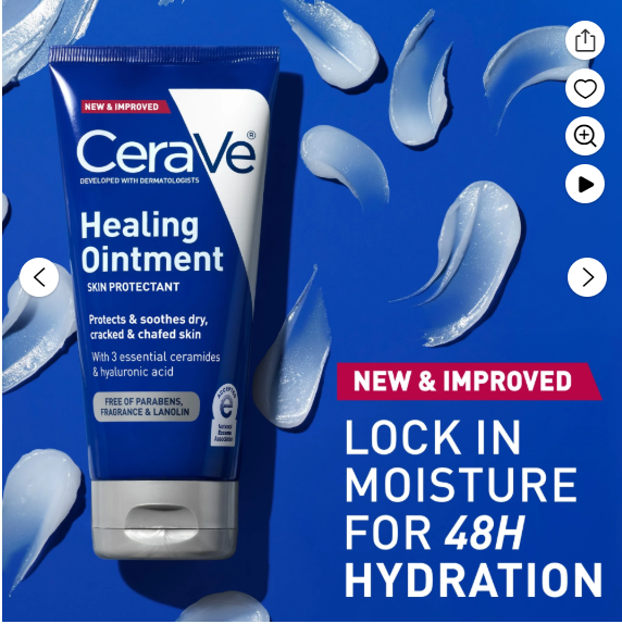 Cerave Cera Ve Dry Cracked Skin Healing Ointment 1.89