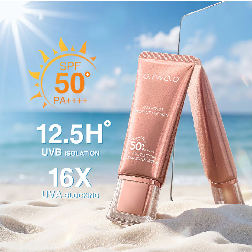 O.TWO.O UV PROTECTION CLEAR SUNSCREEN (SPF50+)