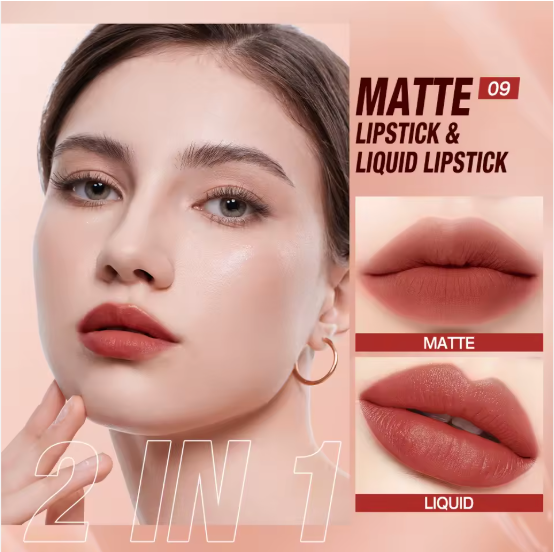 O.TWO.O Cosmetics O.TWO.O 2 IN 1 MATTE LIPSTICK & LIQUID LIPSTICK
