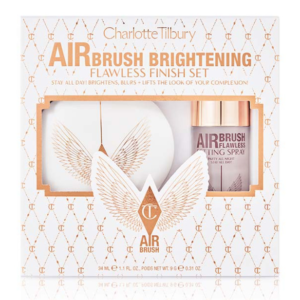 CHARLOTTE TILBURY AIR BRUSH BRIGHTNING FLAWLESS FINISH SET 34ML